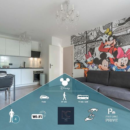 Disneyland-Paris 4Pers,Wifi, Parking Chessy  Bagian luar foto